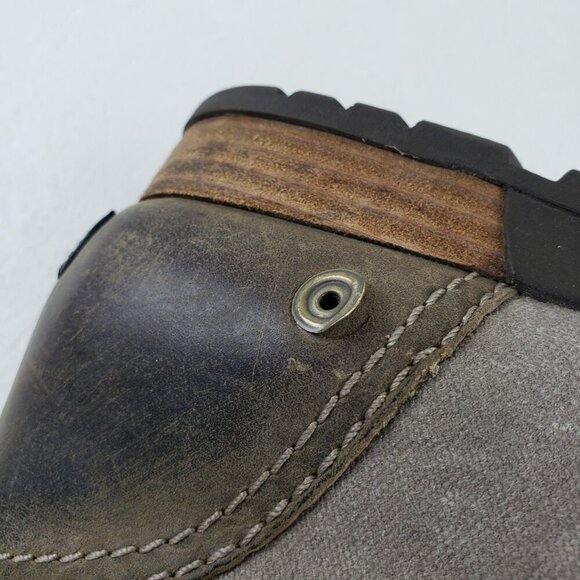 Sorel Major Carly Lace Up Boot Womens 8.5 Beige Canvas Ankle Military Combat - Picture 10 of 10